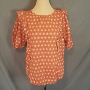 Universal Thread Cottagecore Prairie Ruffle Blouse Medium